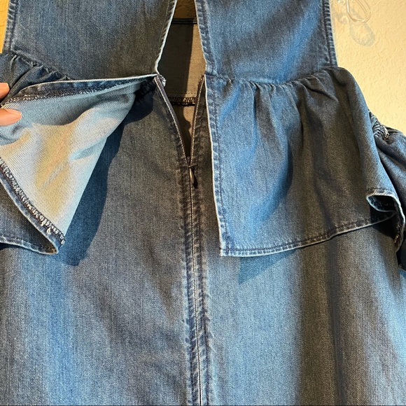 ASOS denim cold shoulder dress - Picture 5 of 5